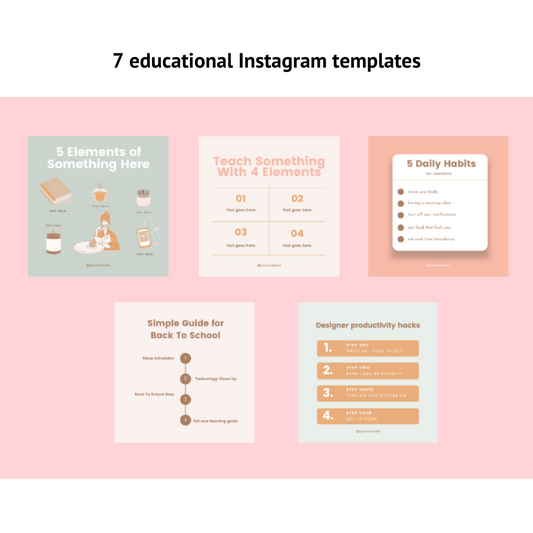 42 Customizable Templates for Instagram